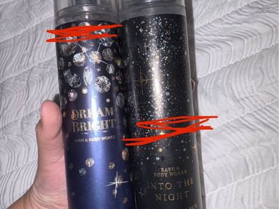 Bath & Body Works Fine Fragrance Mist Lot of 2 - Dream Bright & Into The Night 8 oz
