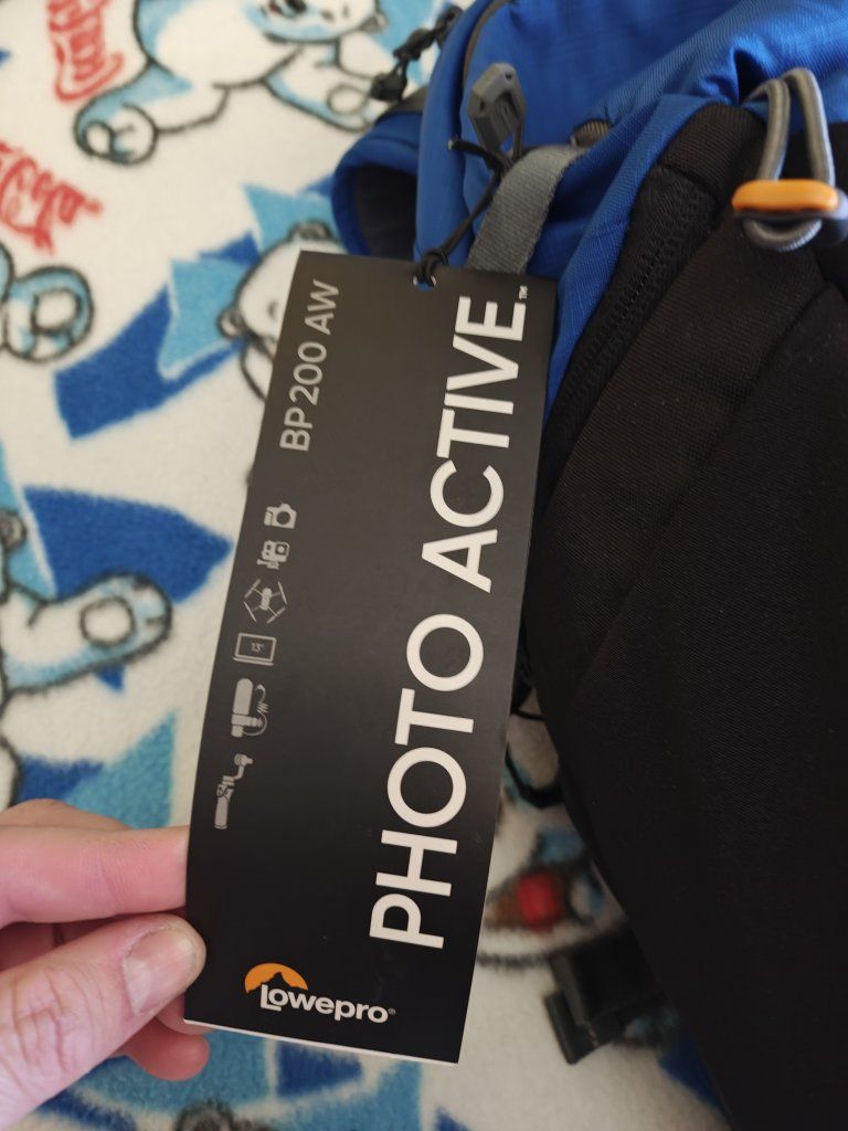 Lowepro Photo Active BP 200 AW Camera Backpack Blue/Black NWT