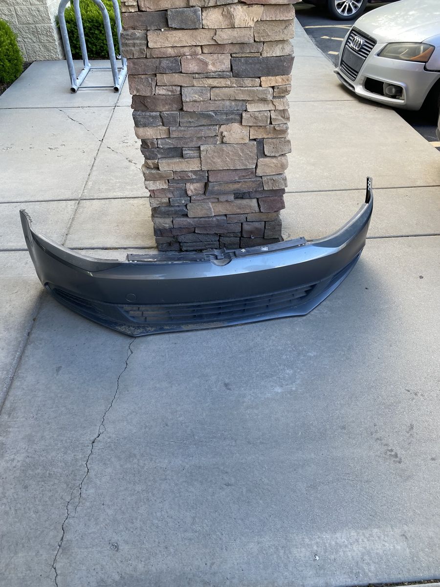 2011-2014 VW Volkswagen Jetta  SEDAN front bumper gray LD7X paint code