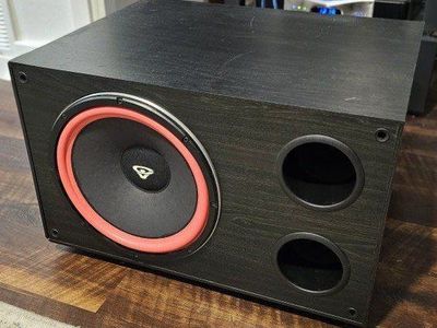 Cerwin-Vega HT-12D Passive 12" Subwoofer – Professionally Refoamed – Built-in Passive Crossover