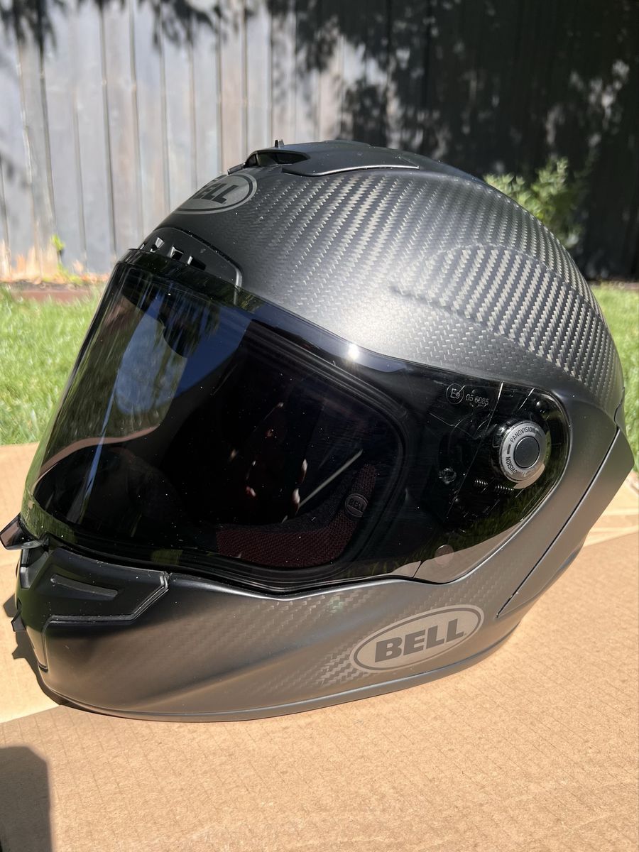 Bell Race Star Flex DLX Full Carbon - Size Medium, ProTint (photochromic), clear and smoke lenses
