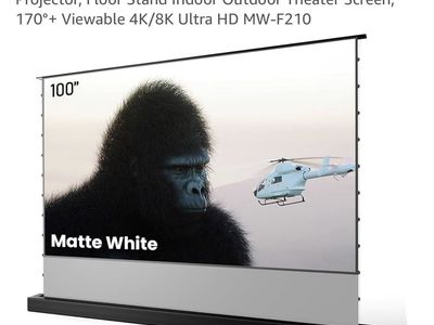 100” MOTORIZED PROJECTOR SCREEN