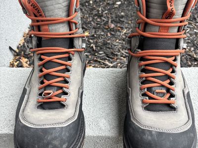 Simms G3 wading boots - Vibram sole. Size 11