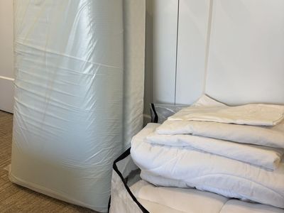 Twin XL Dorm Bedding Essentials Bundle - Mattress Topper, Memory Foam Pad, Sheet Set