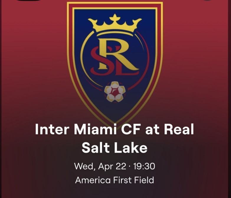 1 seat InterMiami (Messi) vs RSL April 22