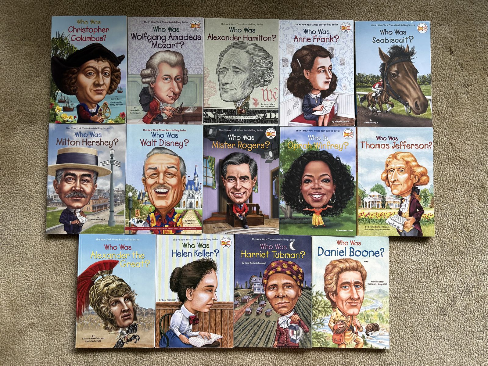 14 Who? What? Where? Books