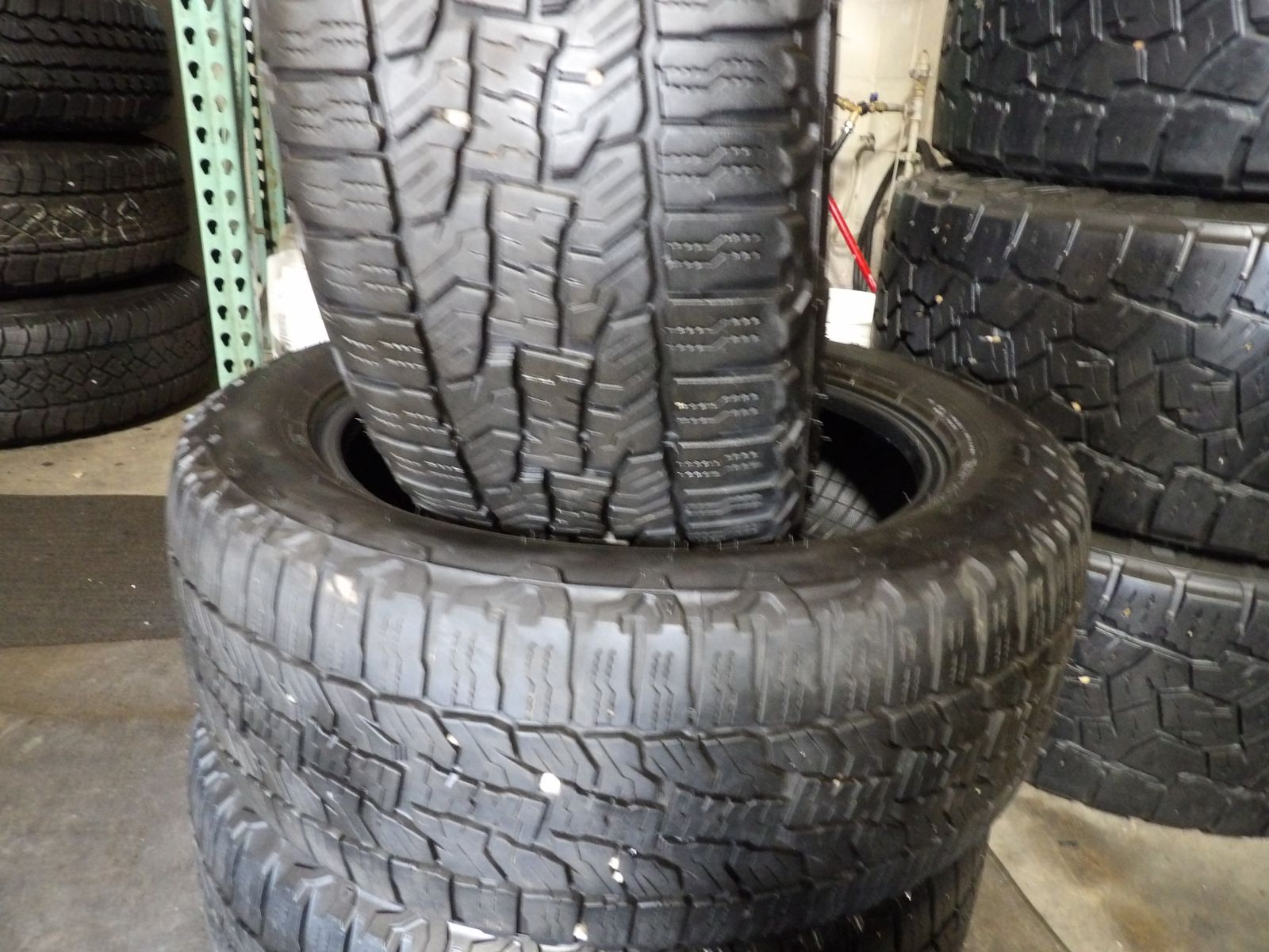 225/55R18 FAlKEN WILD PEAK TRAIL A/T PAIR OF TWO USED TIRES 