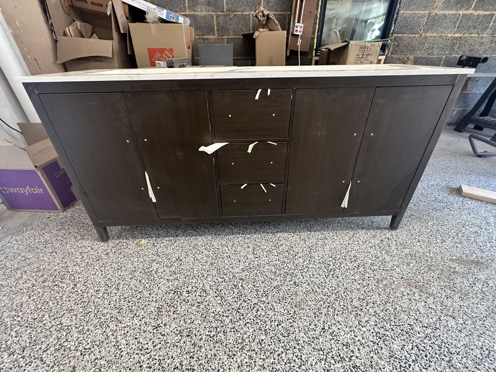 Brand new double sink Bath vanity