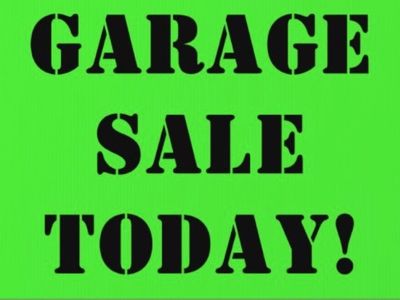 Garage Sale Today August 30