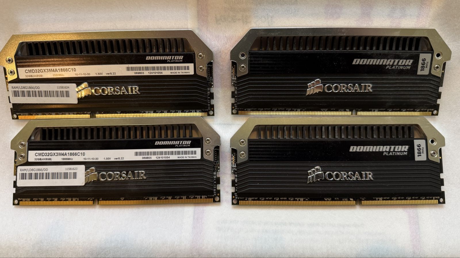 Corsair Dominator Platinum 32GB (4x8GB) DDR3 1866MHz RAM