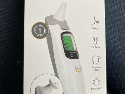 New healthsmart Talking Infrared Ear & Forehead Thermometer