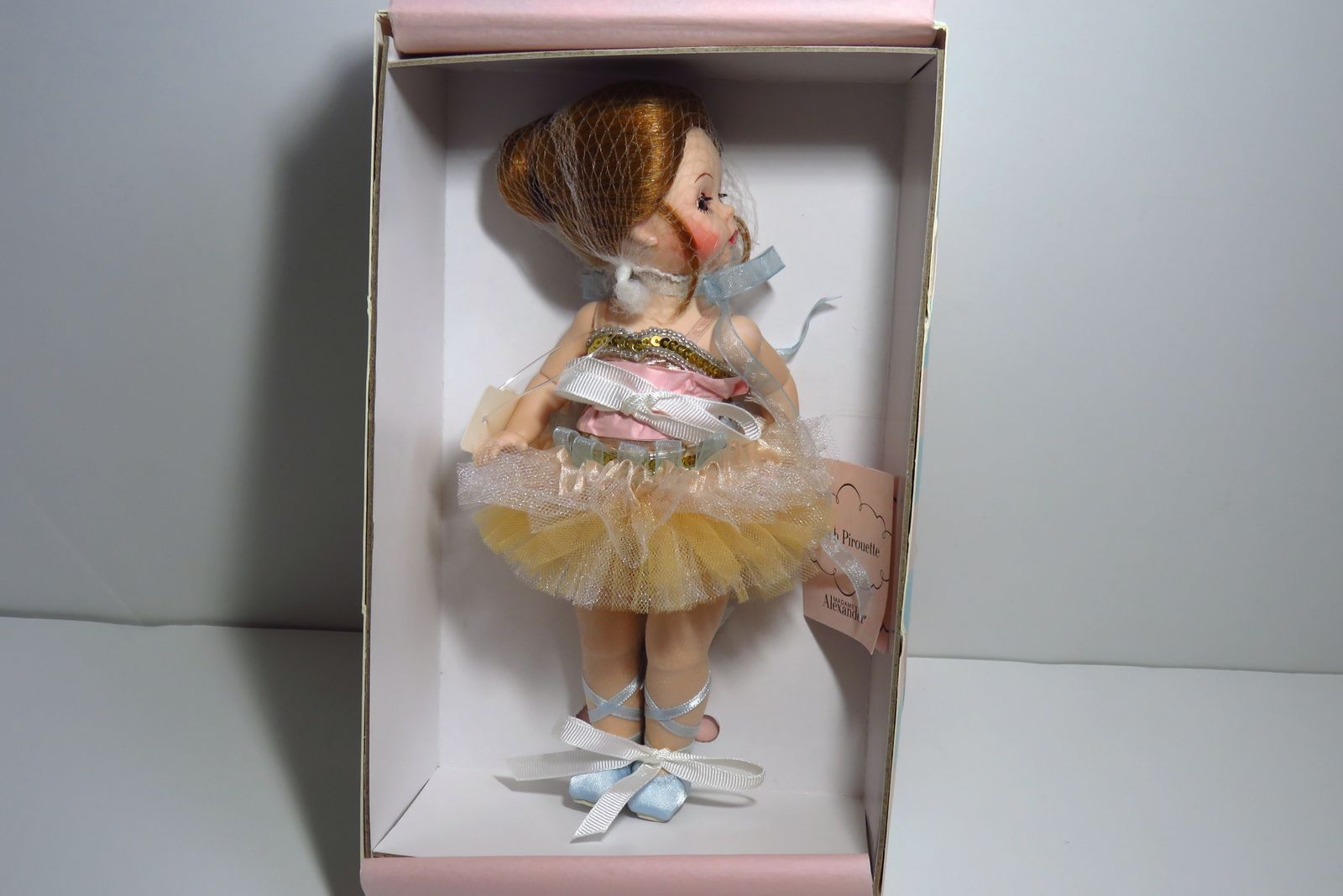 Madame Alexander doll 8” Peach Pirouette #42350