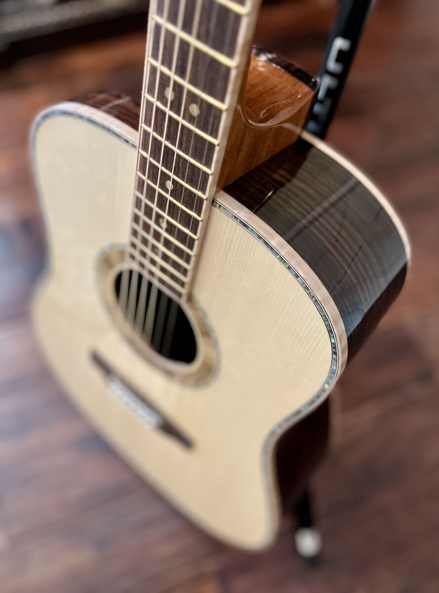 Custom luthier built acoustic guitar - LOCAL LUTHIER!!