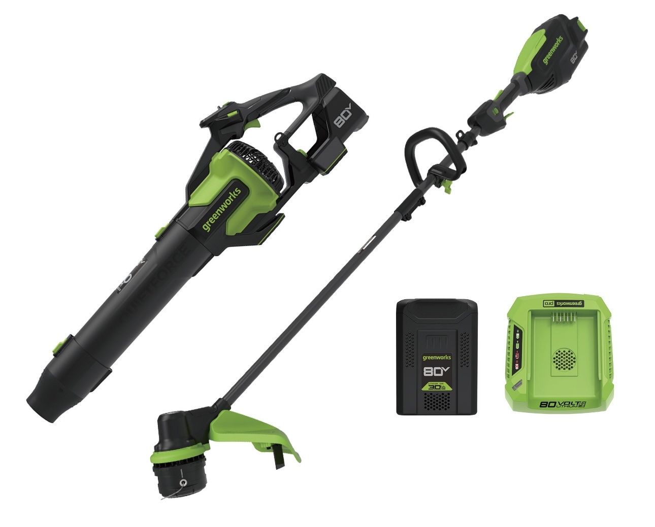 Greenworks 80v trimmer and blower
