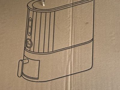 25lb Rice Dispenser Storage Container - Dry Food Grain Bin with Dispenser