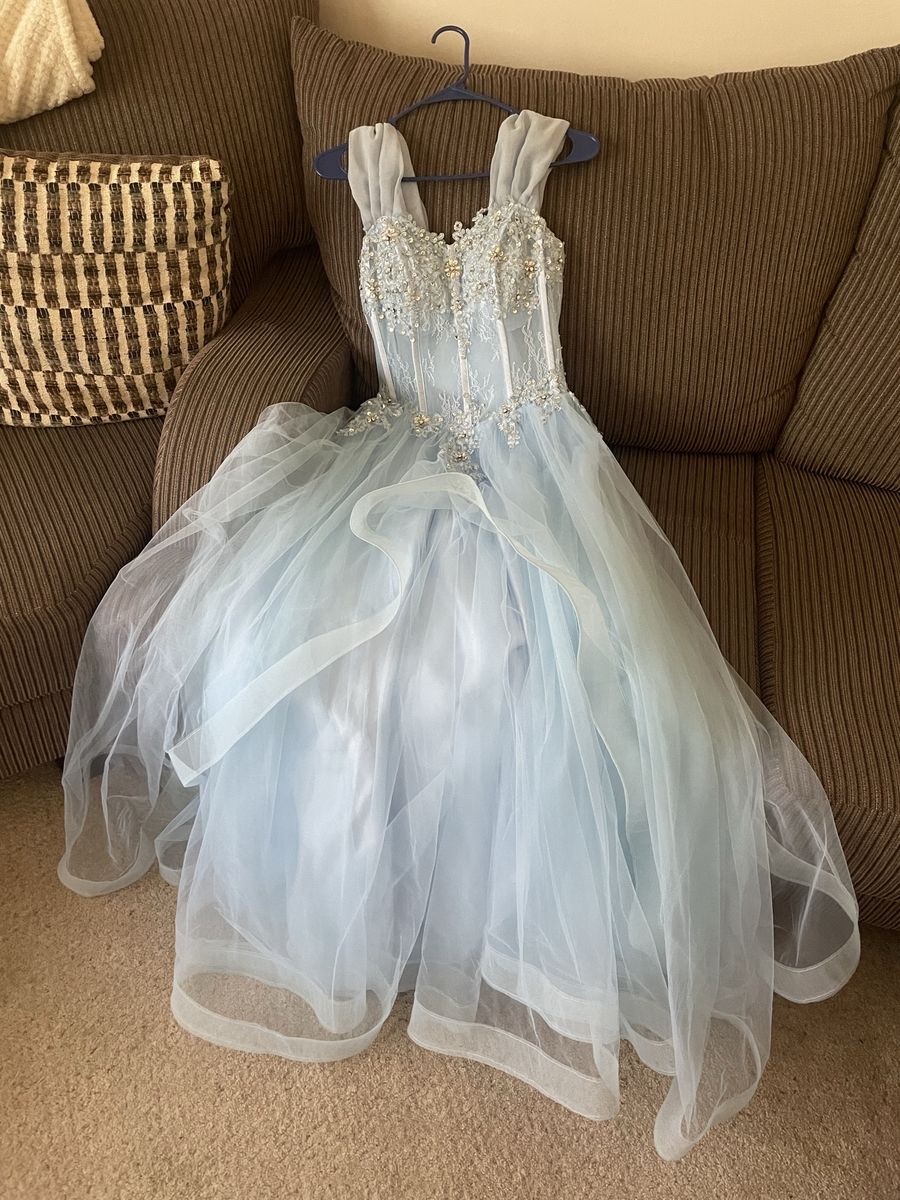Beautiful Light Blue Cinderella Gown