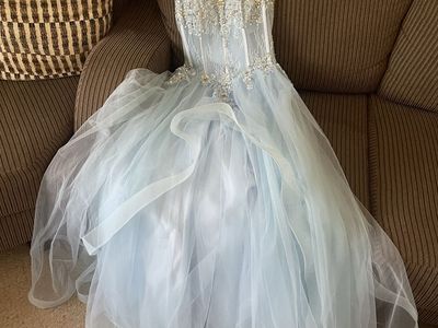 Beautiful Light Blue Cinderella Gown