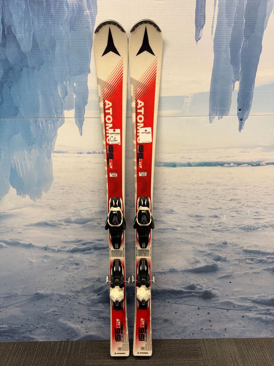 Used Atomic ETL Bend X 156cm Skis w/ Atomic Lithium 10 Bindings