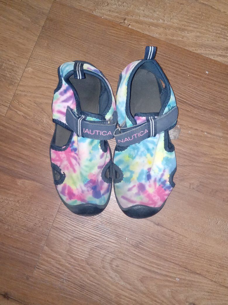 Nautica Kids Tie-Dye Water Shoes Sandals Size 12