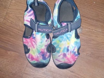 Nautica Kids Tie-Dye Water Shoes Sandals Size 12
