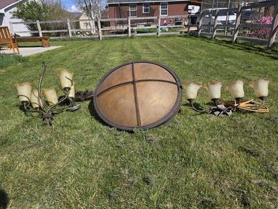 Rustic lighting fixtures