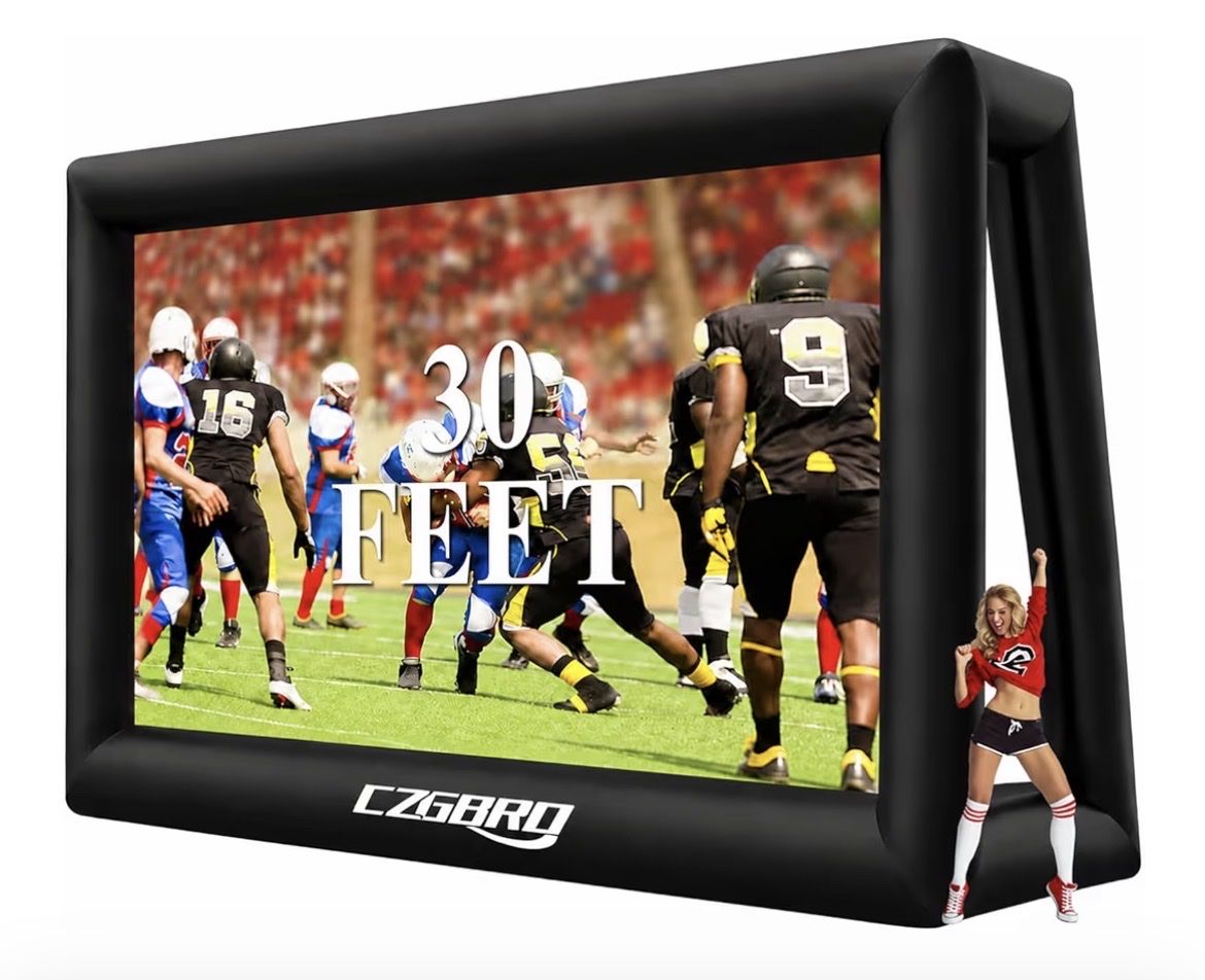 Large inflatable screen rental