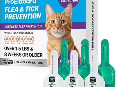 NEW Topical Flea and Tick for Cats & Kittens: Waterproof Topical Cat Flea and Tick