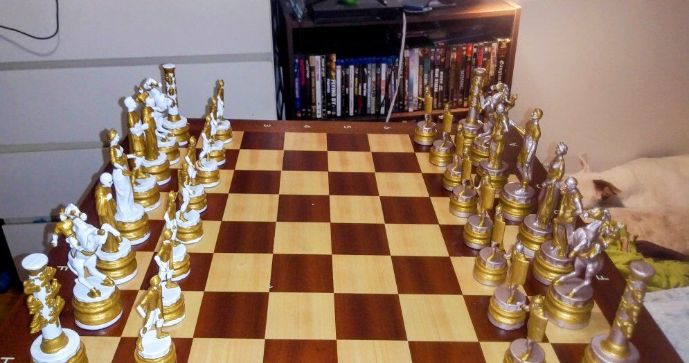 custom hand painted Chess sets