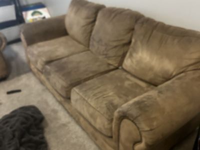 Microfiber Couch and Loveseat