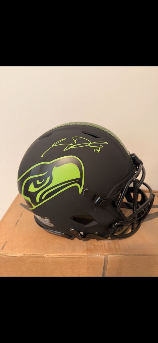 NFL Seattle Seahawks Sam Darnold Signed authentic Football Helmet Autographed Memorabilia