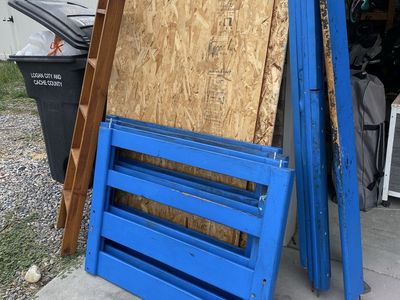Wooden bunkbeds