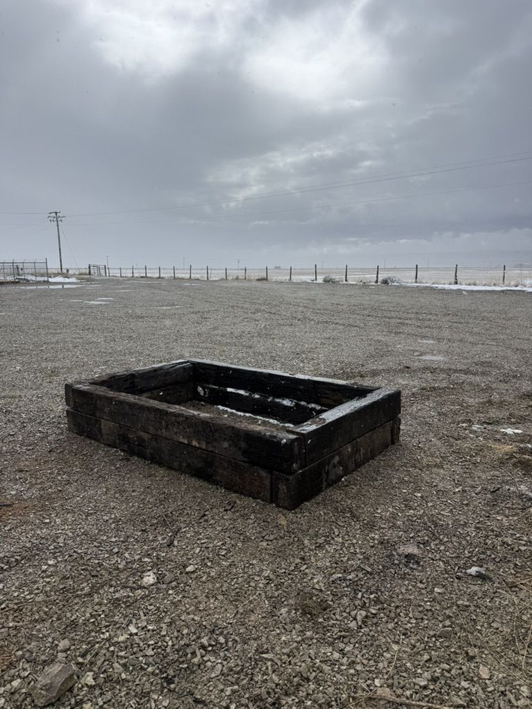 Railroad Tie Planter/flower Boxs