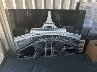 Used Paris Eiffel Tower Painting
