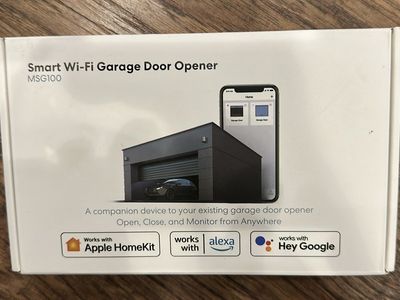 Meross MSG100 Smart Wi-Fi Garage Door Opener - HomeKit, Alexa, Google Compatible
