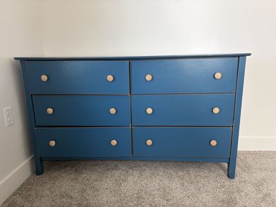 Solid Wood 6 Drawer Dresser
