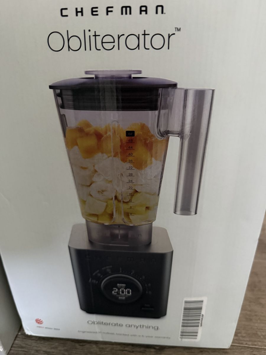 Chefman Obliterator High-Speed Blender - Crushes Ice, Smoothies, and More