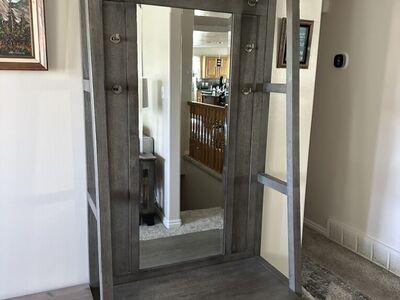 Gray Hall Tree w/ Mirror – $200