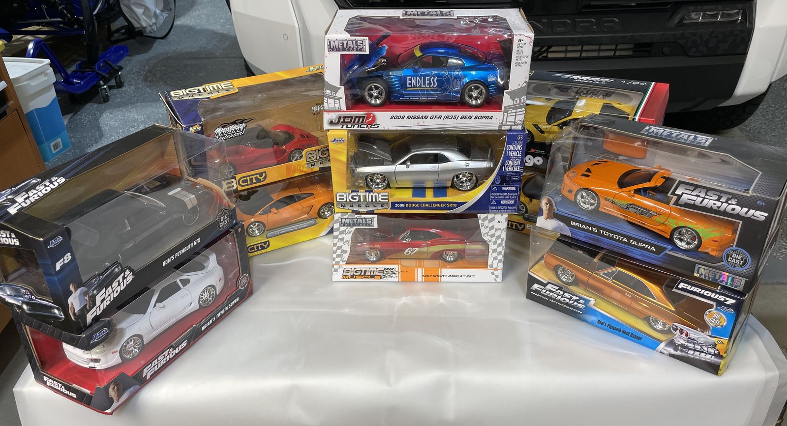 Die Cast metal Cars in box