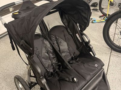 Baby Trend Expedition Double Jogger Stroller Black - Side-by-Side Double Stroller