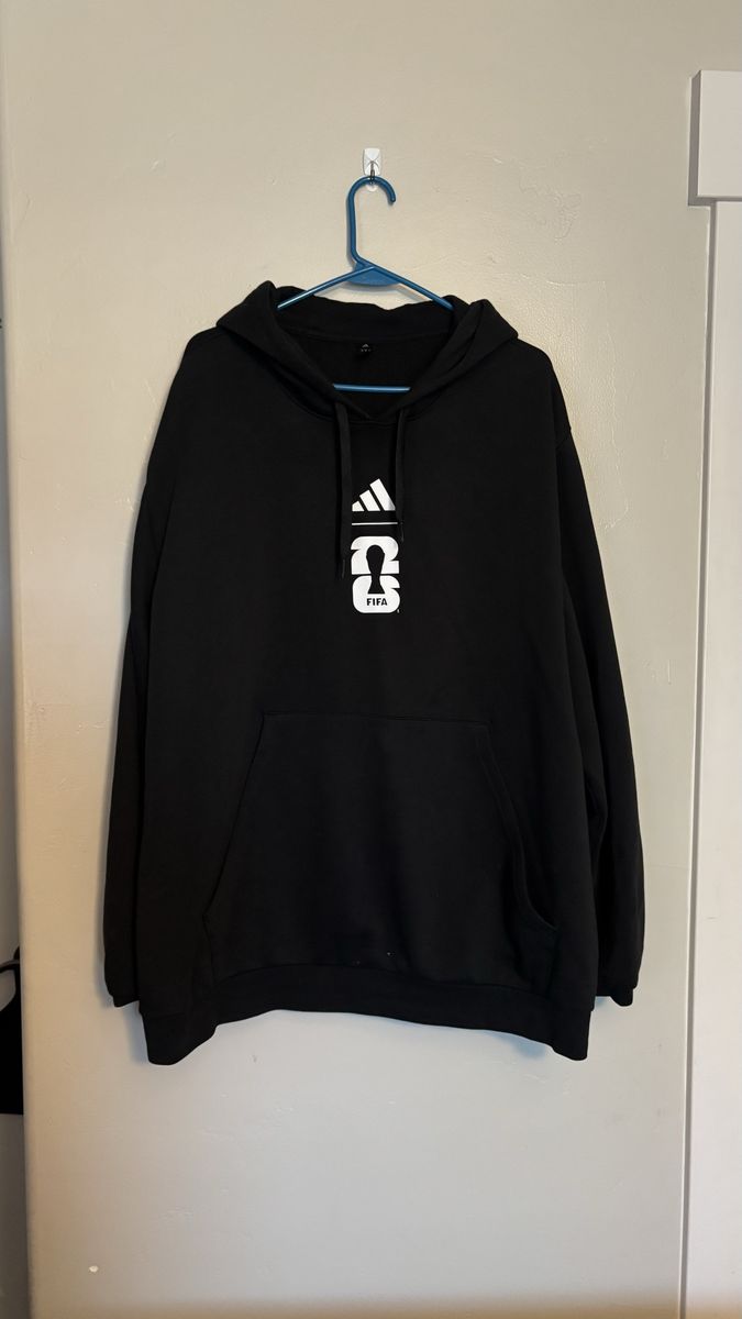 Adidas FIFA World Cup 2026 Can Mex USA Black Hoodie Size 2XL