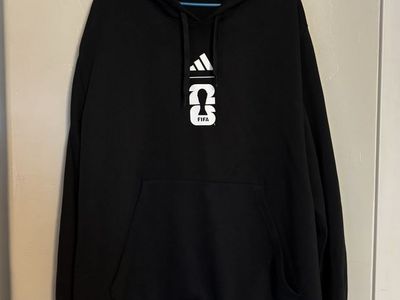 Adidas FIFA World Cup 2026 Can Mex USA Black Hoodie Size 2XL