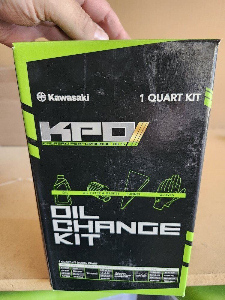 Kawasaki Kx450f oil change kit