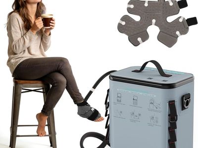 NEW Ice Machine for Ankle After Surgery, Cold Therapy Machine with Programmable Timer