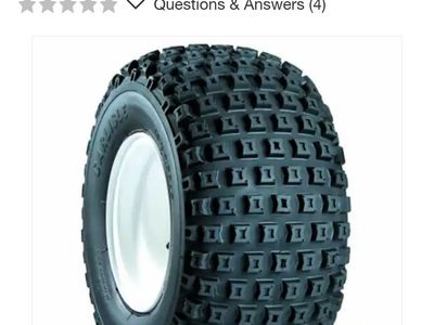 New Carlisle Knobby 145/70-6 ATV Tire 2 Ply