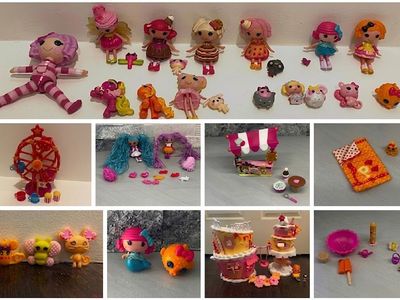 HUGE collection Lalaloopsy Minis Lot: Playsets, Loopy Hair Dolls, Tinies & Accessories Bundle