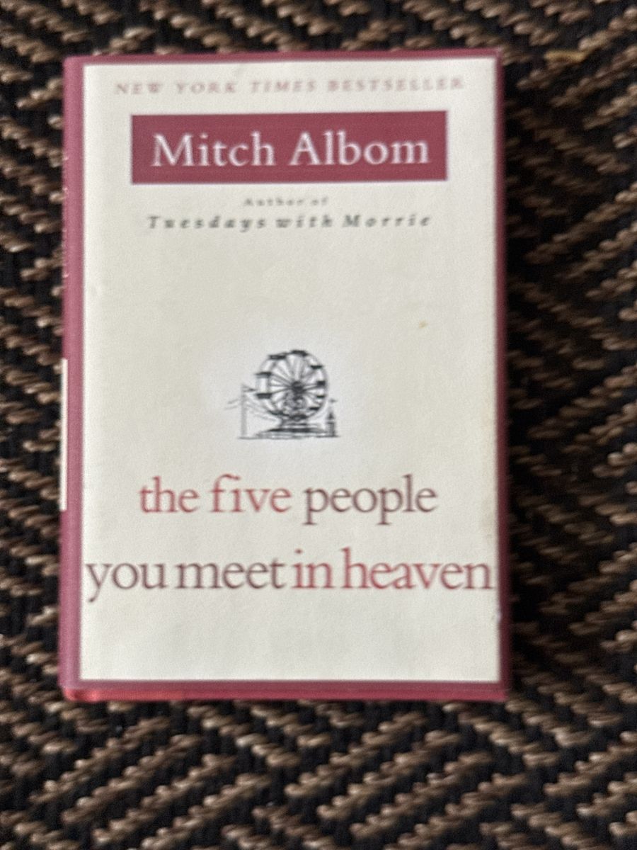 The Five People You Meet in Heaven by Mitch Albom Hardcover Book