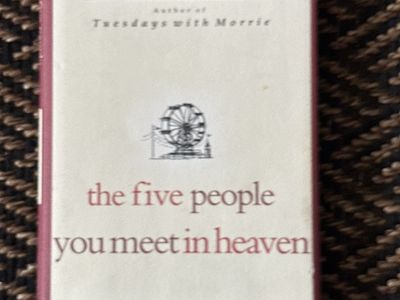 The Five People You Meet in Heaven by Mitch Albom Hardcover Book