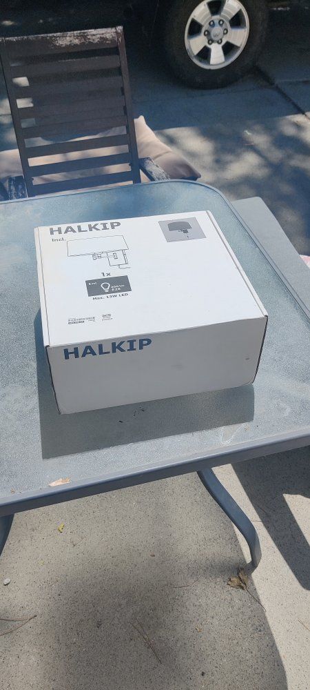 IKEA Halkip wall lamp