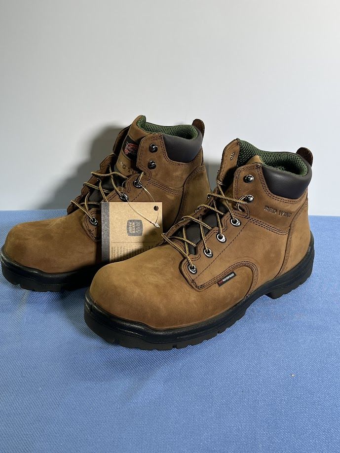 New RED WING 2240 Men's 10 King Toe Safety Toe Waterproof Work Boots