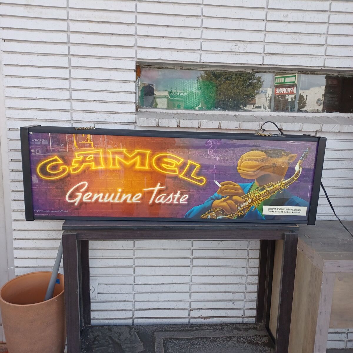 Vintage Joe Camel 2 Sided Retail Light